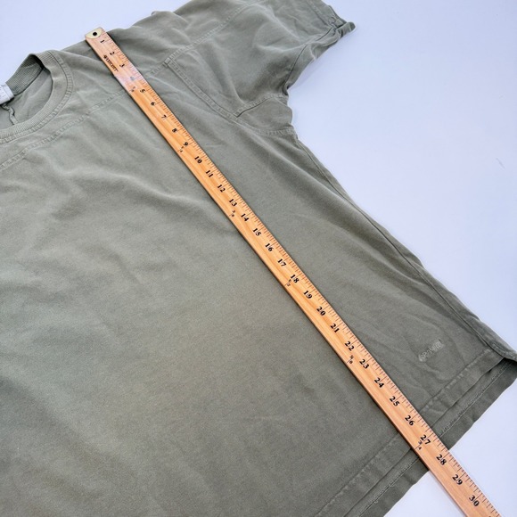 Gramicci Original Freedom Mens Large Olive Green Cotton Gusset T-Shirt RN54023 - Picture 7 of 8